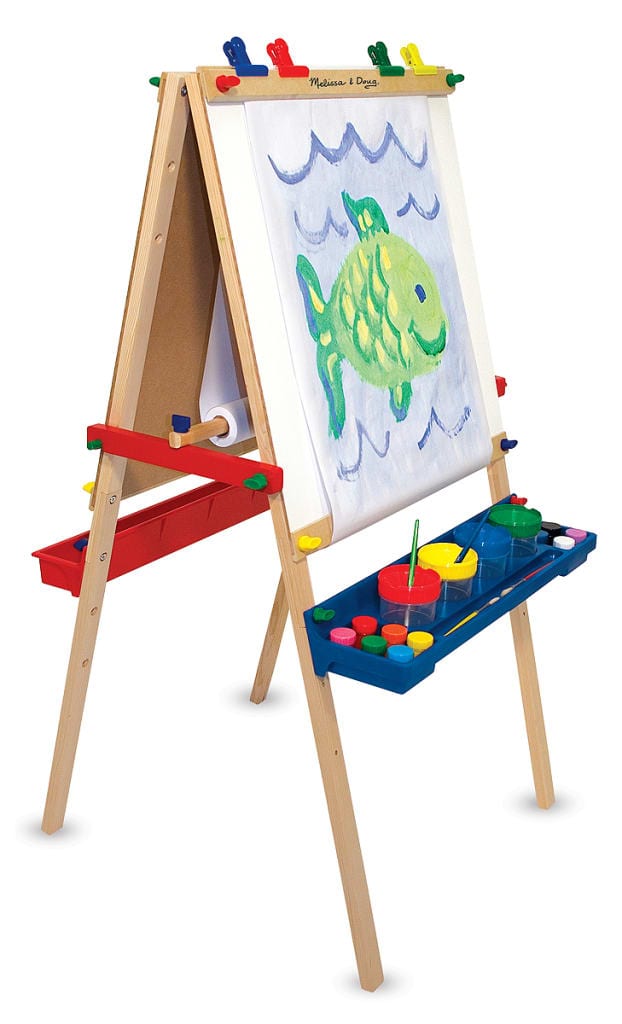 deluxe wooden standing art easel